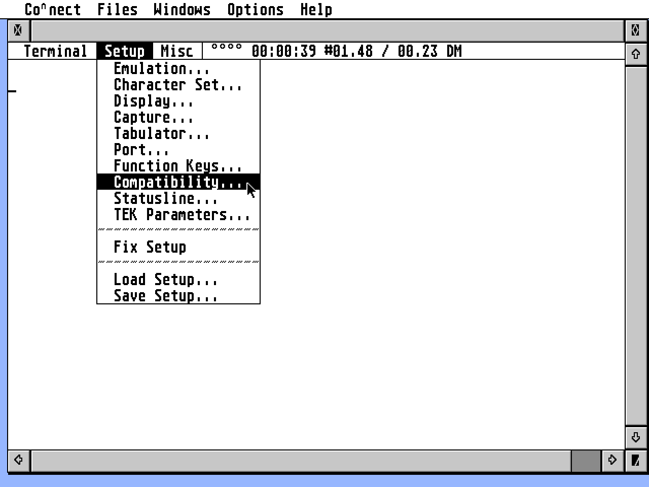 CoNnect atari screenshot